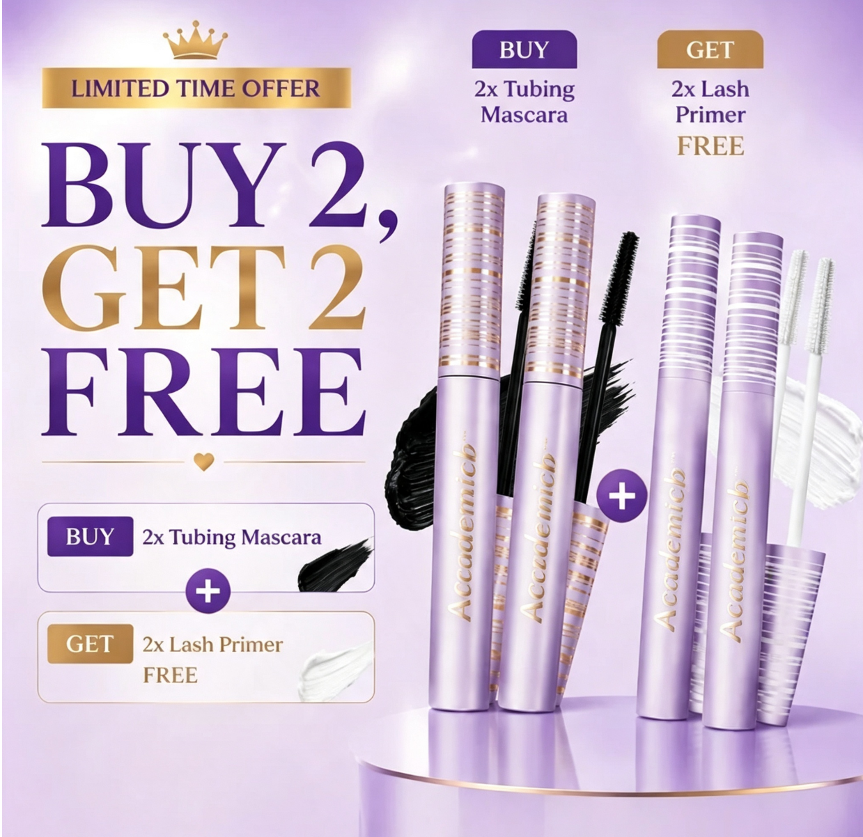【 💖Final 3 hours 52% OFF】🌺 Tubing Mascara & Primer