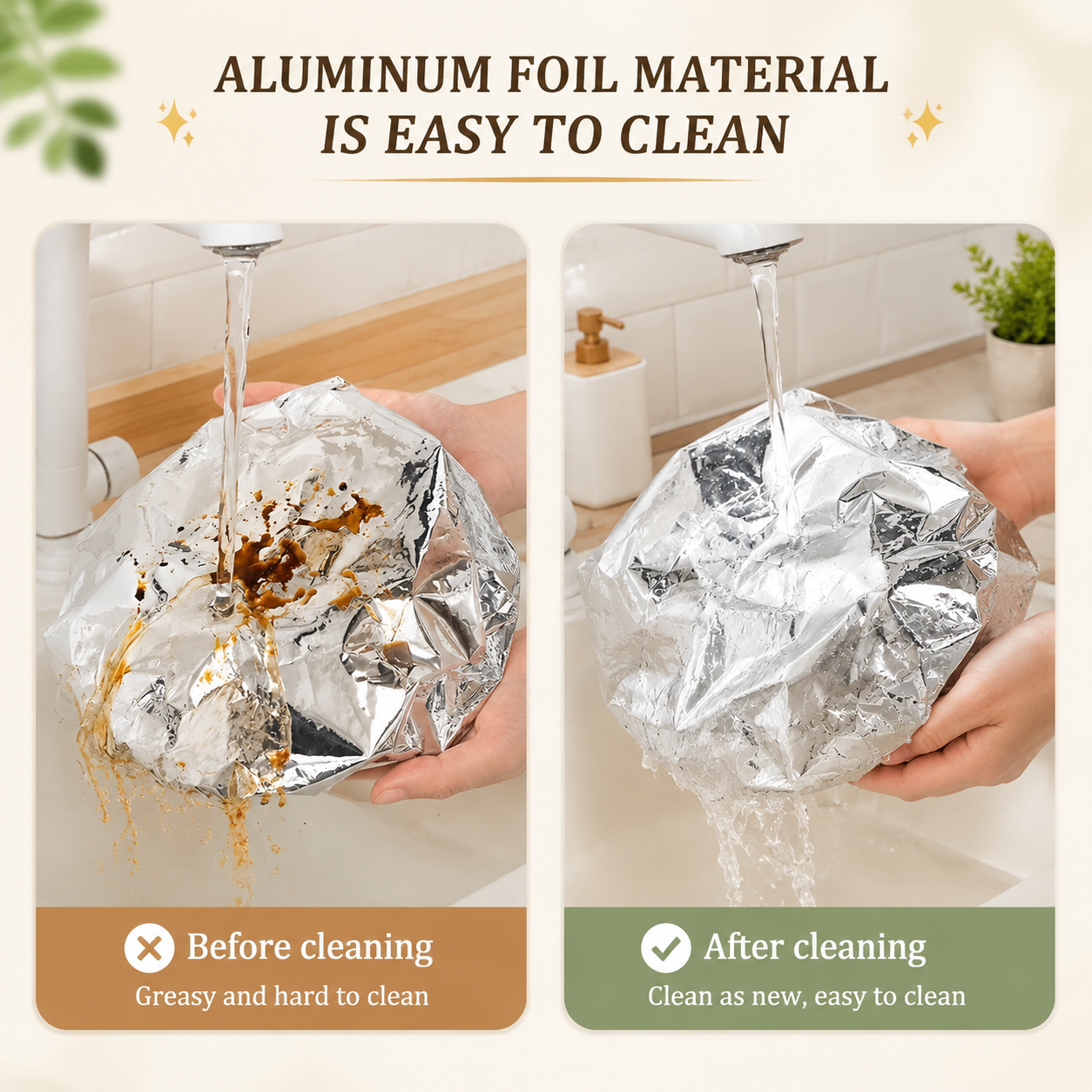 🔥LAST DAY | 49% OFF！Reusable Aluminum Foil Food Covers, Keep Food Fresh